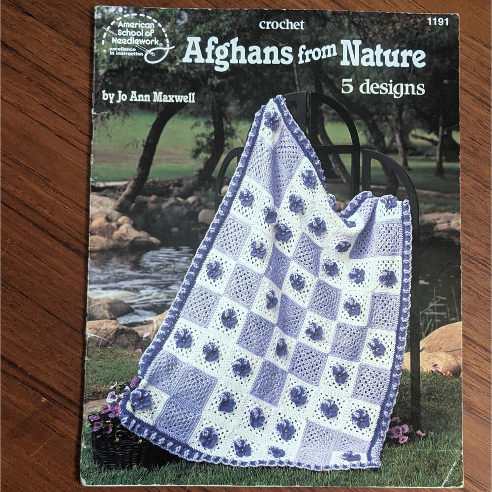 Afghans from Nature Crochet Pattern Book